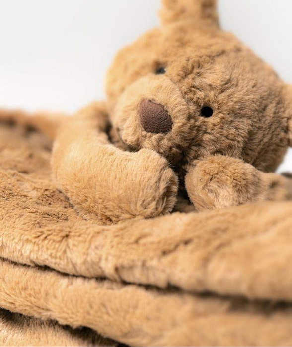 Miś Bartłomiej Kocyk Brązowy 70 cm BLNK4BAR-R Jellycat maskotki