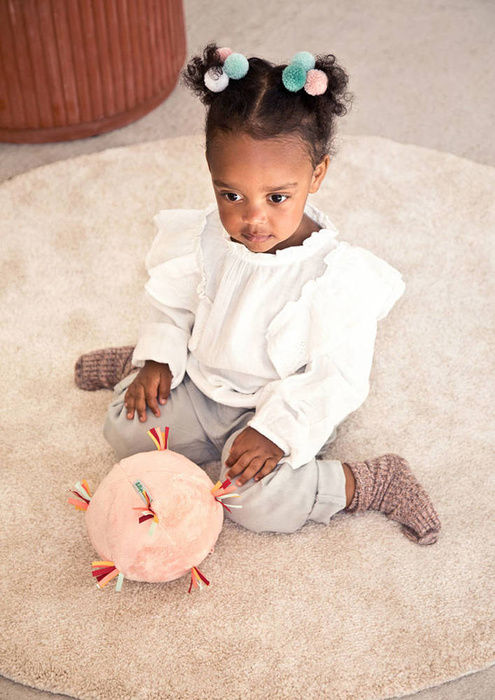 Piłka sensoryczna z pozytywką wielofunkcyjna miękka pluszowa Sarenka Stella 83396 Lilliputiens