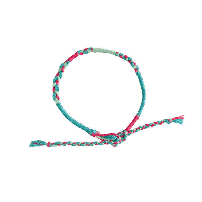 Zestaw kreatywny do tworzenia biżuterii Tęczowe bransoletki 30 szt. J09134 Janod