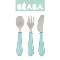 Sztućce dla dzieci ze stali nierdzewnej Airy Green Beaba 913461