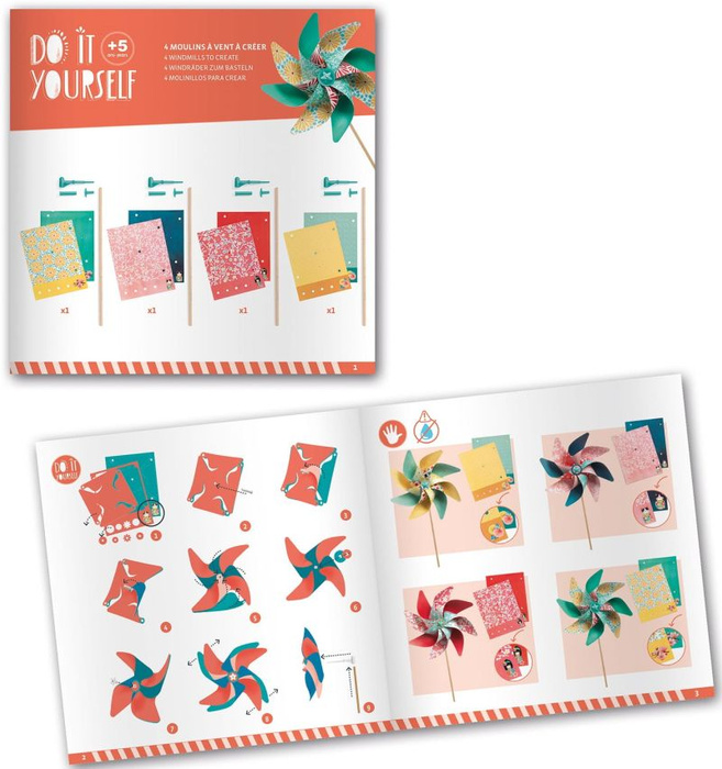 Zrób to sam Wiatraki Sweet Djeco DJ07920 Zestaw kreatywny