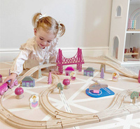 Czarodziejska kolejka drewniana dla dziewczynki, BJT023-Bigjigs Rail