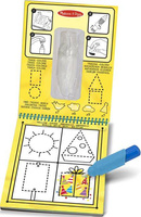 Wodna kolorowanka Water Wow Kolory i kształty 19444-Melissa & Doug, książeczki wielokrotnego użytku