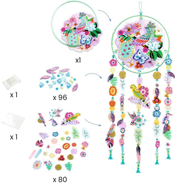 Zrób to sam łapacz światła Rajski Ptak Djeco DJ07996