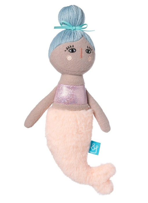 Zestaw dla niemowlaka Miękka książeczka z lalką Syrenka 158390-Manhattan Toy, zabawki dla niemowląt