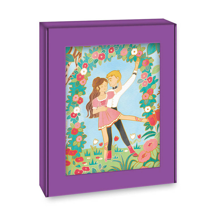 Zestaw kreatywny Złote kontury Tancerki Janod J07964