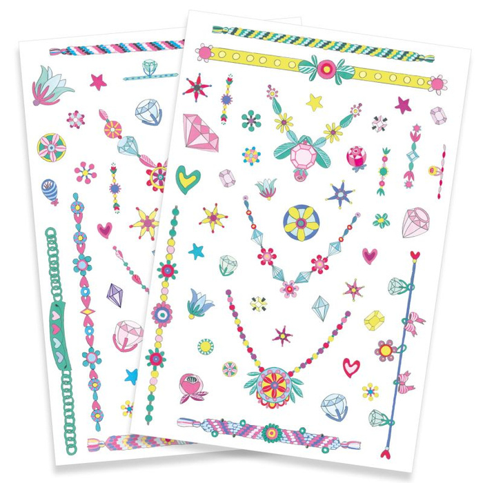 Tatuaże neonowe dla dzieci Klejnoty Jenni Djeco DJ09587