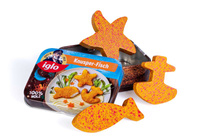 Drewniane ryby w puszce do zabawy dla dzieci Iglo Erzi 18455