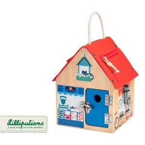 Domek manipulacyjny z drewna Lisek Włamywacz 83263-Lilliputiens