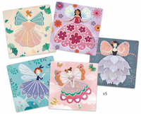 Szablony do odrysowania Wróżki DJ08821-Djeco, zestaw artystyczny