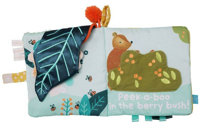 Książeczka interaktywna Akuku Bunny 161130-Manhattan Toy, zabawki dla niemowląt