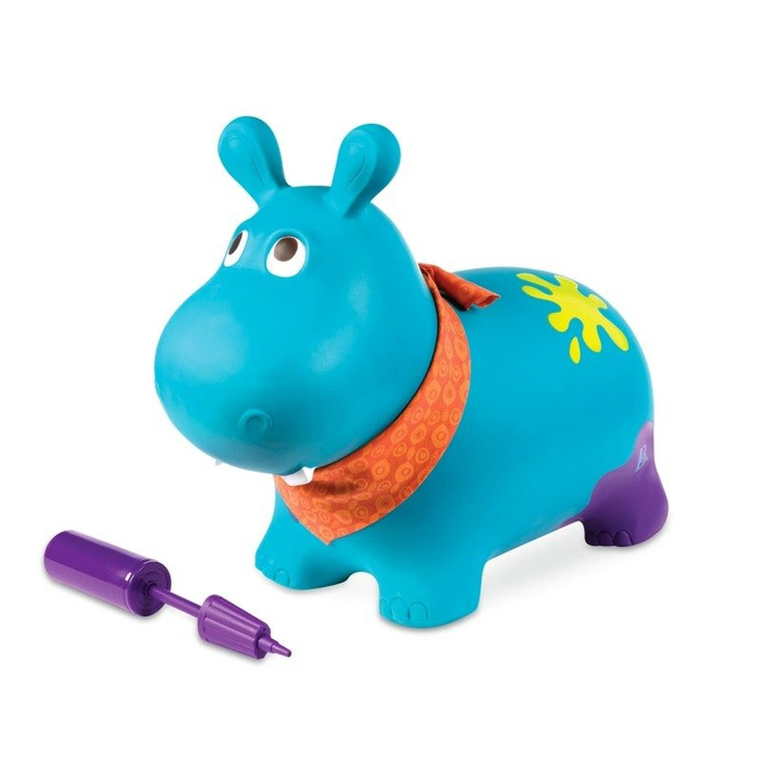 Nadmuchiwany Hipopotam Lorian BX2127Z-B.Toys, skoczek dla dzieci