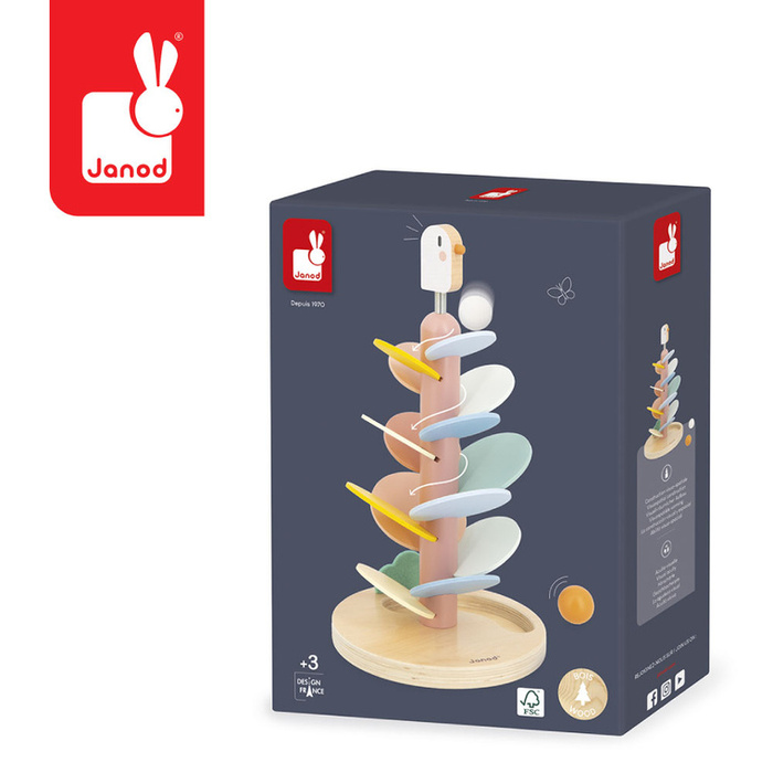 Drewniany kulodrom Ptaszek Sweet Cocoon Janod J04040