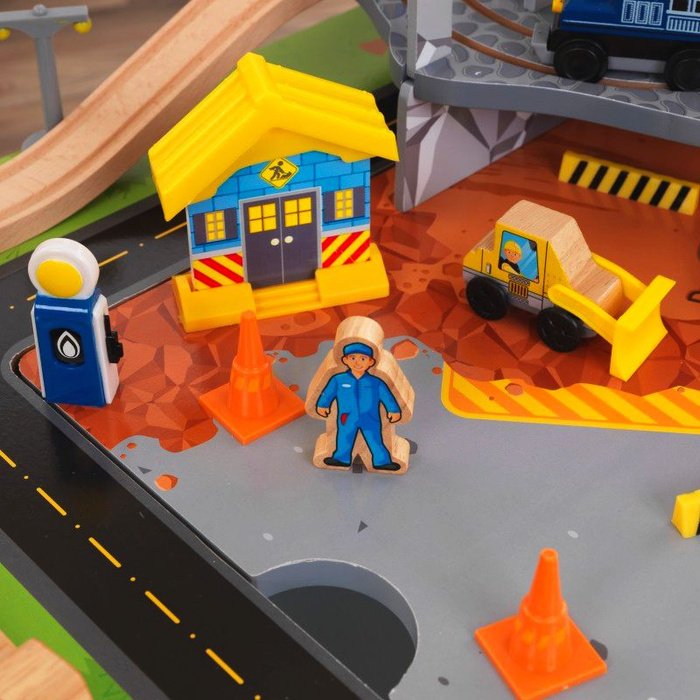 Drewniana kolejka górska stół kreatywny z akcesoriami Rocky Mountain KidKraft KK10176