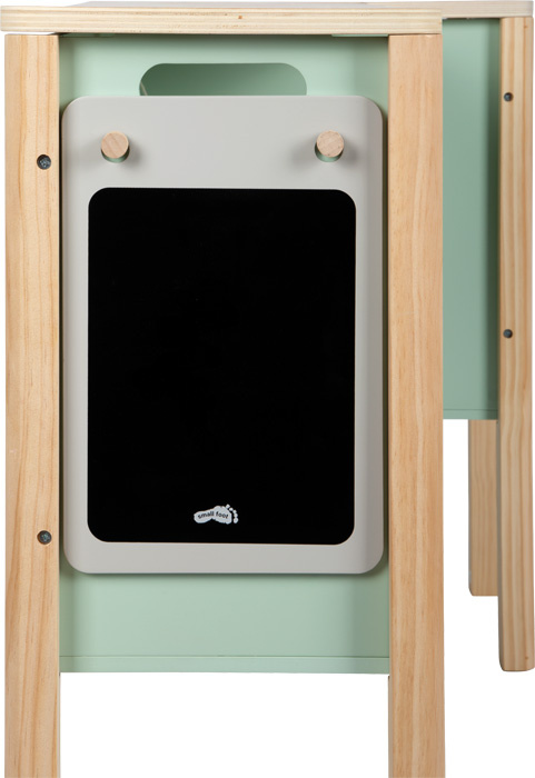 Drewniany sklep dla dzieci i kuchnia 2w1 szałwia zielona Small Foot 12688 odgrywanie ról