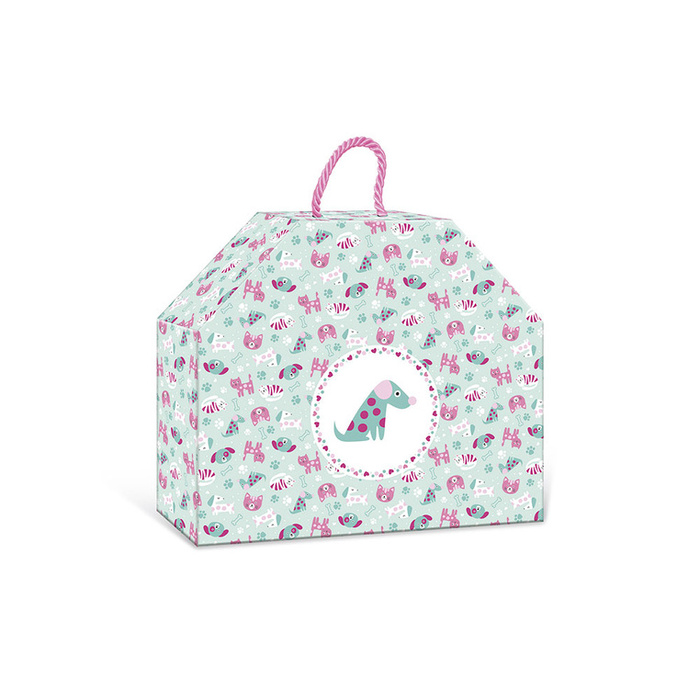 Zestaw kreatywny do tworzenia biżuterii brokatowe spinki do włosów Pieski i kotki Janod J09181