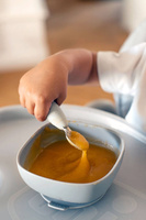 Zestaw pierwszych sztućców ze stali nierdzewnej Velvet grey Beaba 913581