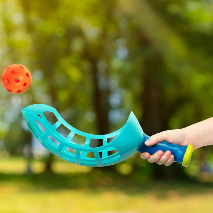 Gra zręcznościowa do rzucania i łapania szufle z piłkami Scoop & Toss Battat BT4724Z