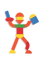 Tablica magnetyczna dla dzieci w walizce, układanka dla dzieci, Pajacyk, DJ03130-Djeco