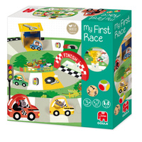 Gra planszowa dla dzieci Mój pierwszy wyścig Goula 1110700210 Nauka kolorów i liczenia