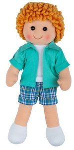 Miękka lalka Jakub BJD056-Bigjigs Toys, przytulanki dla dzieci