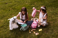 Torba na akcesoria do Hobby Horse sztruksowa różowa Astrup 84367