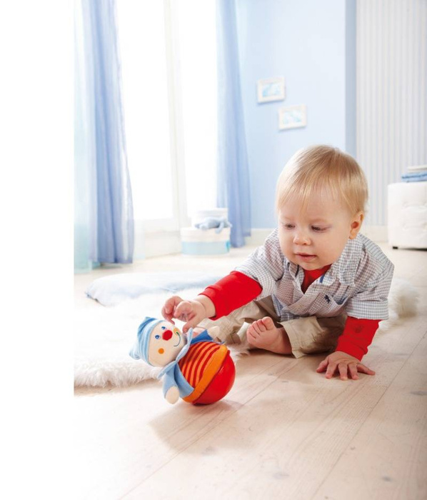 Pajacyk Kacper wańka wstańka HB5849-Haba, zabawki dla niemowląt