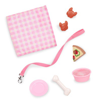 Lalka Jin 46cm i maskotka piesek na smyczy z akcesoriami Our Generation BD31442