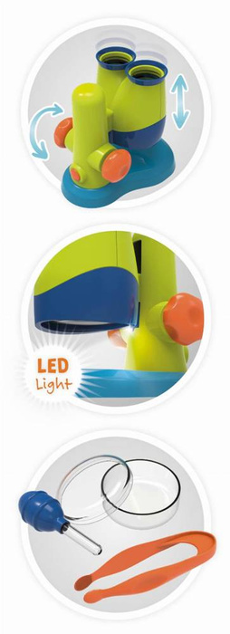 Mini MIKROSKOP 9003-Buki, nauka i zabawa dla dzieci