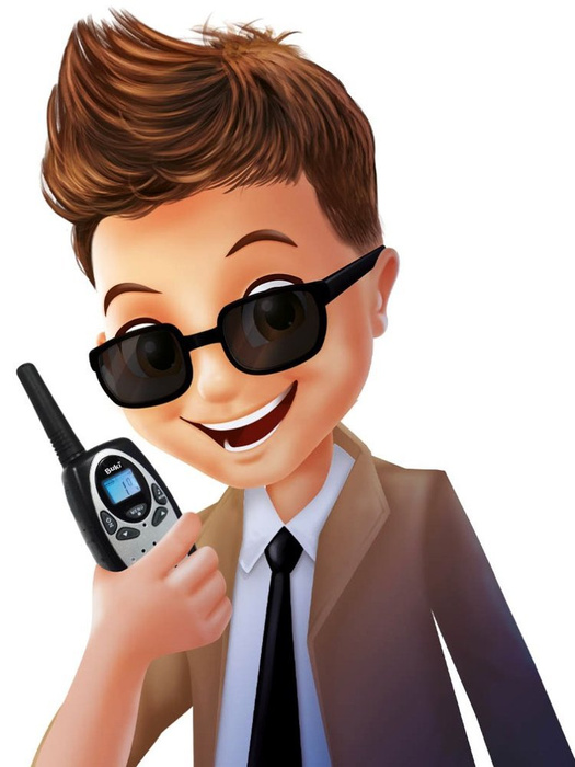 Nauka i zabawa dla dzieci Walkie-Talkie z akumulatorem - zasięg 4 km TW02 Buki