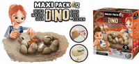 Mega paka jajek dinozaura - 12 sztuk 2138-Buki, nauka i zabawa dla dzieci