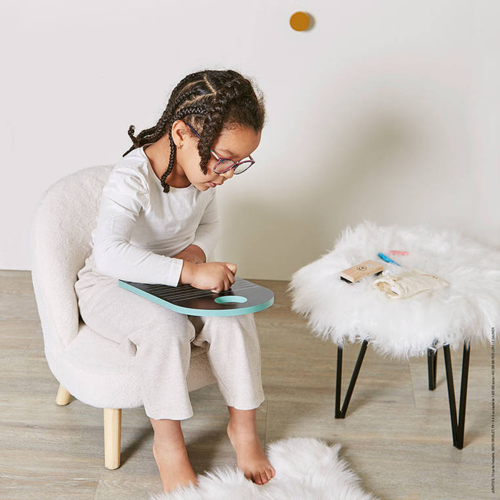 Przenośna dwustronna tablica z akcesoriami Janod J09634