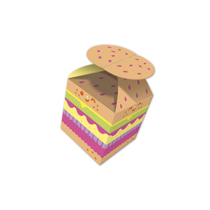 Zestaw kreatywny 12 pudełek z papieru kawaii do samodzielnego wykonania Janod J09164