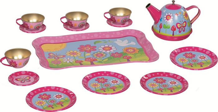 Metalowe garnki do zabawy 51509- Goki, akcesoria kuchenne dla dzieci