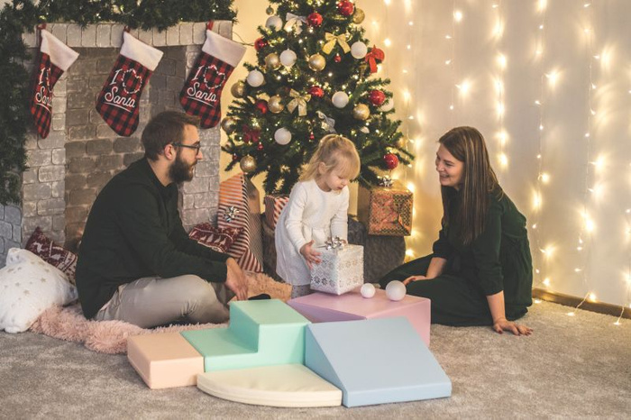 Klocki piankowe IGLU Soft Play Corner Climber pastelowy SET_06_02 domowy plac zabaw