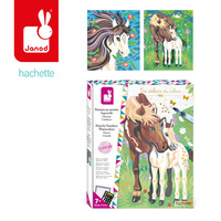 Zestaw kreatywny Malowanie po numerach Konie Janod J07953