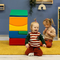 Klocki piankowe IGLU Soft Play Little Crawler wielokolorowy SET_07(S)_01 domowy plac zabaw