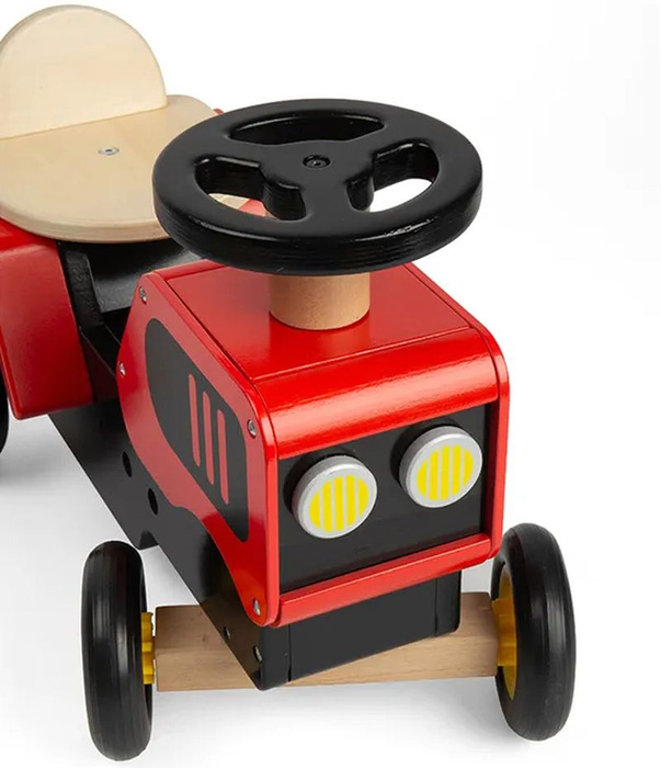 Drewniany jeździk dla dzieci Traktor Bigjigs 36015 pojazdy