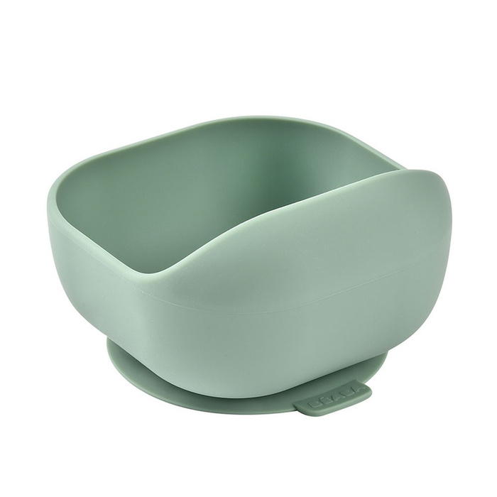 Silikonowa miseczka z przyssawką Sage green Beaba 913547