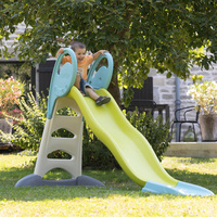 Stabilna Zjeżdżalnia ogrodowa Smoby 820302 Ślizg 230 cm Tor wodny dla dzieci Ślizgawka do aktywnej zabawy