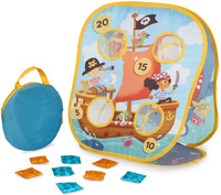 Gra zręczonościowa 3w1 woreczki z grochem Toss ‘n’ Score B.Toys BX2071Z zabawy ogrodowe i w domu