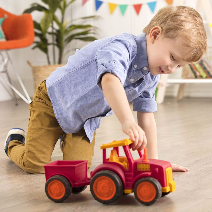 Traktor z przyczepką Wonder Wheels Battat BT1018Z samochody dla dzieci