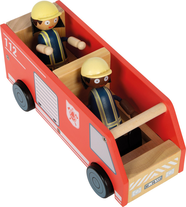 Duża remiza strażacka z helikopterem i akcesoriami Small Foot 12703 drewniane domki dla lalek