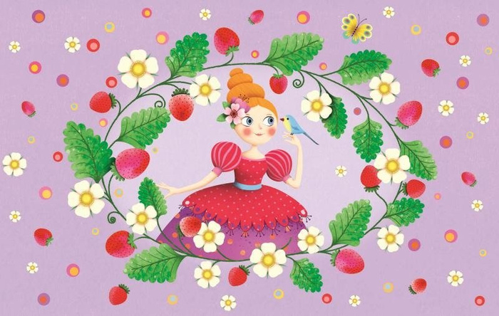 Szkatułka dla dziewczynki Malinowa królewna DJ06599-Djeco, pozytywki dla dzieci