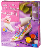 Porcelanowy wazonik - zrób to sam, Art.&Craft, 2758-4M, kreatywna zabawa, zabawki dla dziewczynek