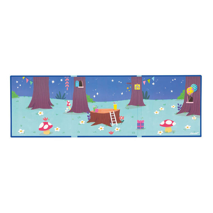 Magnetyczna układanka Przyjęcie w lesie Magneti'stories J05455 Janod