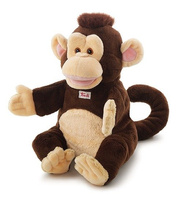 Pluszowa pacynka na rękę, przytulanka, Małpka Sing, 29967-Trudi, zabawa w teatrzyk