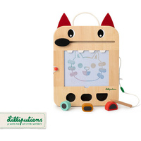 Drewniana tablica do rysowania znikopis Wilk Louis 83473 LILLIPUTIENS