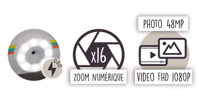 Aparat 2w1 Kamera na rower i kask Autofokus Zoom 16x kolorowy wyświetlacz CamPro Buki PV010