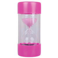 Różowa klepsydra 120 sekund Minutnik Ballotini 2 Minuty BJE0003-Bigjigs Toys, czasomierz dla dzieci